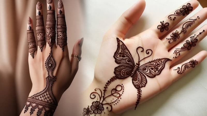 حنا دست ساده گیاهی با رنگ دهی مناسب و کاربرد آسان